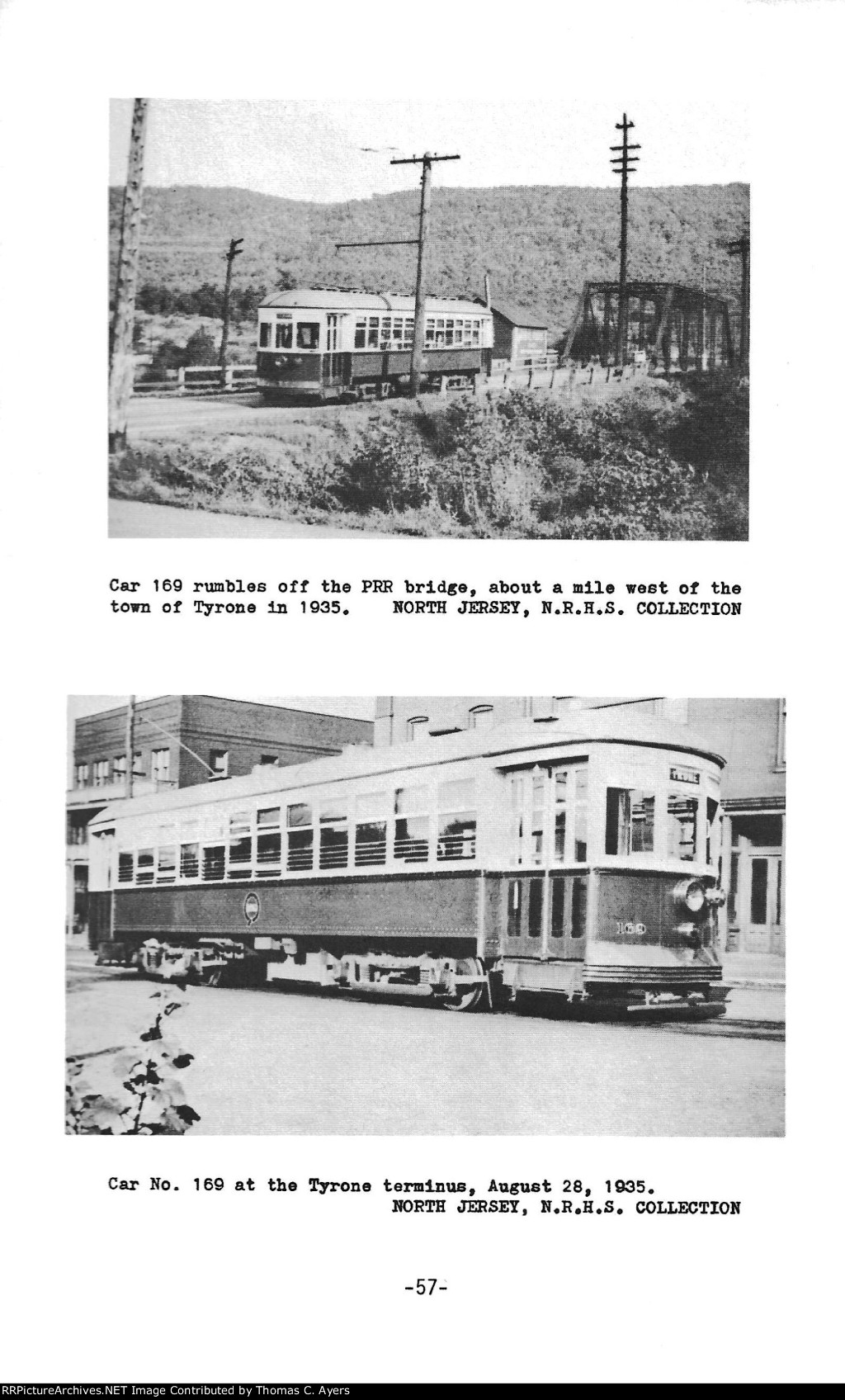 "Altoona's Trolleys," Page 57, 1980